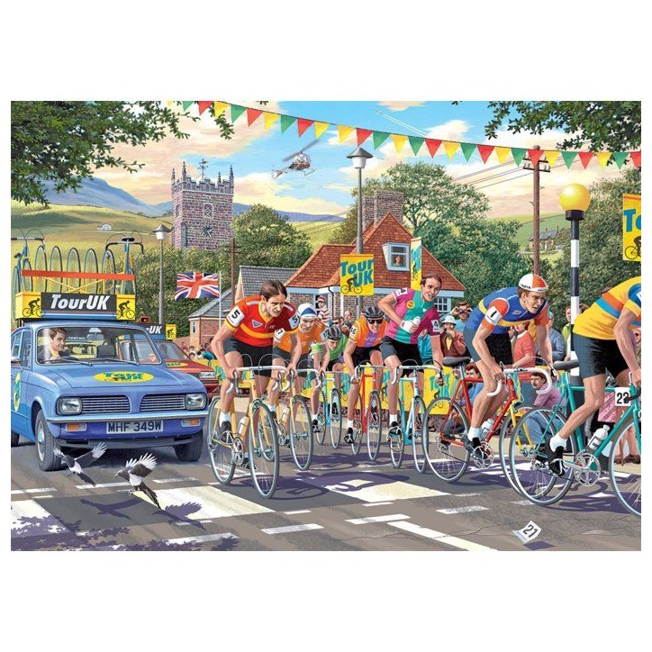 Puzzle - JUMBO - FALCON - The bike race - 1000 pieces - Des 12 ans