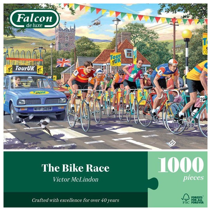 Puzzle - JUMBO - FALCON - The bike race - 1000 pieces - Des 12 ans