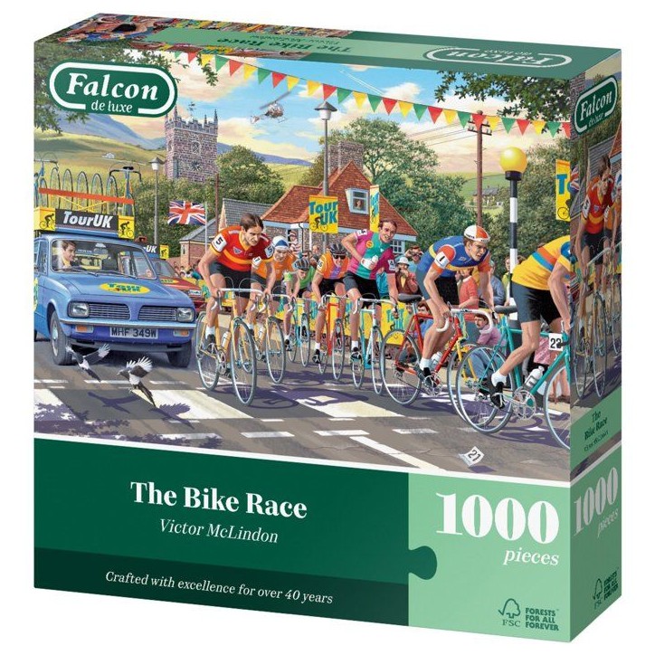 Puzzle - JUMBO - FALCON - The bike race - 1000 pieces - Des 12 ans