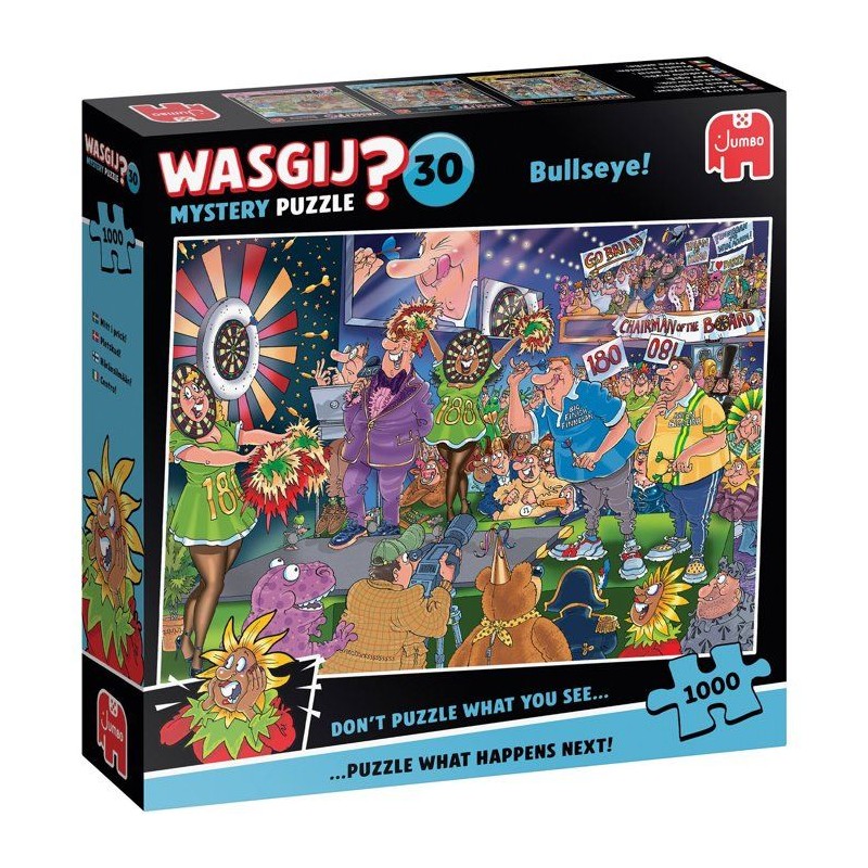 Puzzle - JUMBO - WASGIJ MYSTERY 30 - En plein dans le mille ! - 1000 p