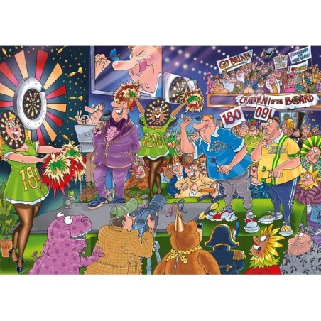 Puzzle - JUMBO - WASGIJ MYSTERY 30 - En plein dans le mille ! - 1000 pieces - Des 12 ans