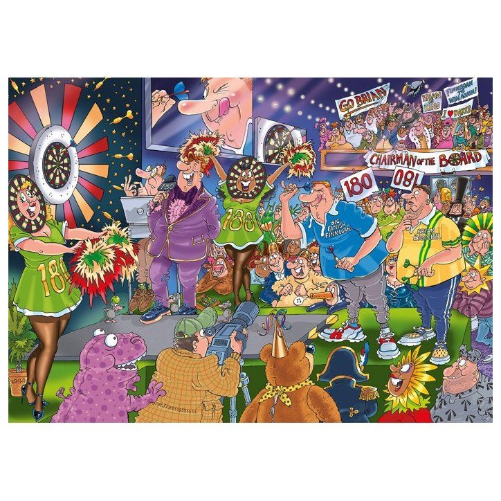 Puzzle - JUMBO - WASGIJ MYSTERY 30 - En plein dans le mille ! - 1000 pieces - Des 12 ans