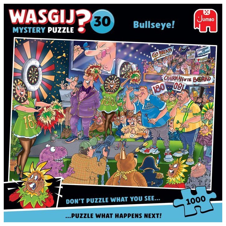 Puzzle - JUMBO - WASGIJ MYSTERY 30 - En plein dans le mille ! - 1000 pieces - Des 12 ans