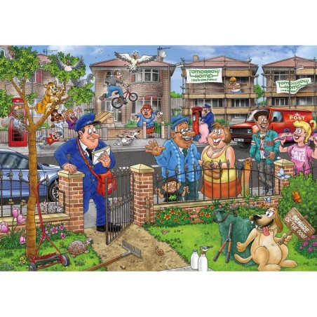 Puzzle - JUMBO - WASGIJ DESTINY 31 - Livraison a domicile ! - 1000 pieces - Des 12 ans
