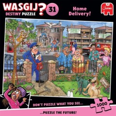 Puzzle - JUMBO - WASGIJ DESTINY 31 - Livraison a domicile ! - 1000 pie