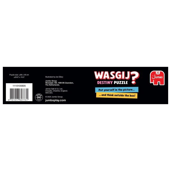 Puzzle - JUMBO - WASGIJ DESTINY 31 - Livraison a domicile ! - 1000 pieces - Des 12 ans