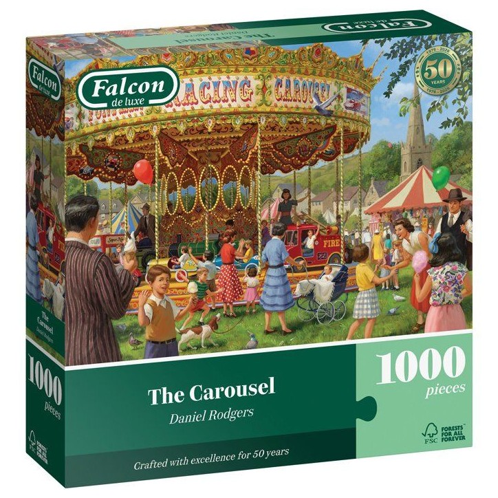 Puzzle - JUMBO - FALCON - The carousel - 1000 pieces - Des 12 ans