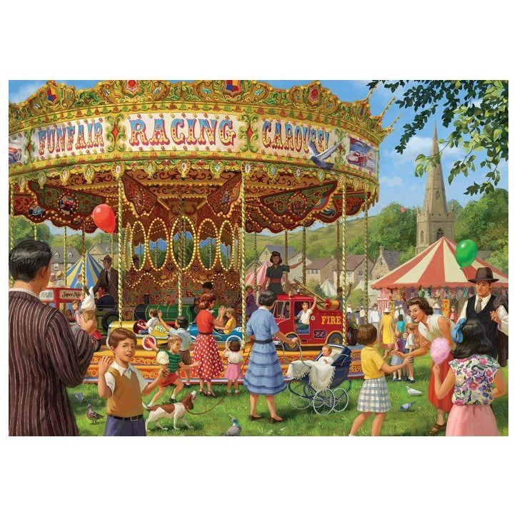 Puzzle - JUMBO - FALCON - The carousel - 1000 pieces - Des 12 ans
