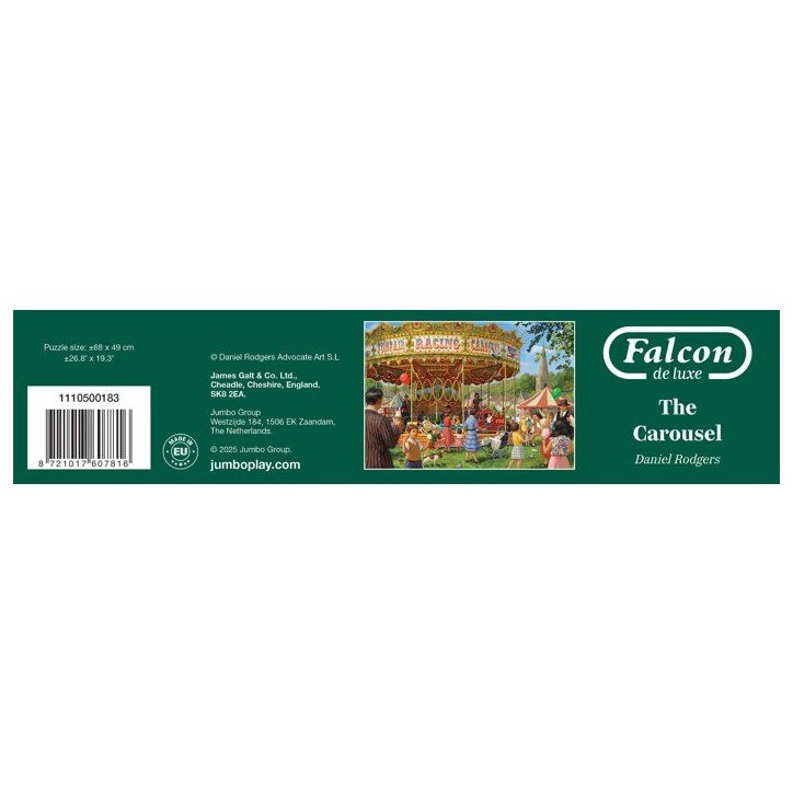 Puzzle - JUMBO - FALCON - The carousel - 1000 pieces - Des 12 ans