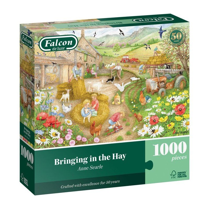 Puzzle - JUMBO - FALCON - Bringing in the Hay - 1000 pieces - Des 12 a