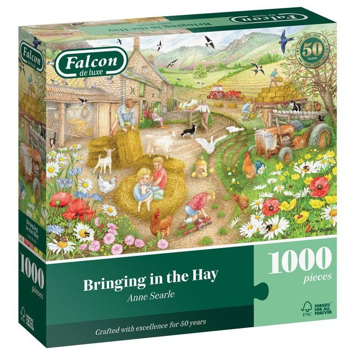 Puzzle - JUMBO - FALCON - Bringing in the Hay - 1000 pieces - Des 12 ans