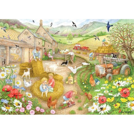 Puzzle - JUMBO - FALCON - Bringing in the Hay - 1000 pieces - Des 12 ans