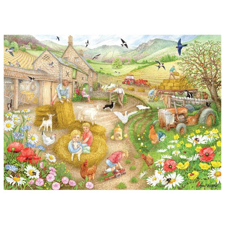 Puzzle - JUMBO - FALCON - Bringing in the Hay - 1000 pieces - Des 12 ans
