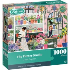 Puzzle - JUMBO - FALCON - The Flower Studio - 1000 pieces - Des 12 ans