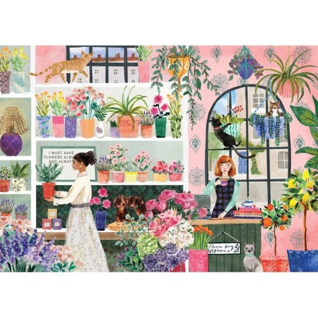 Puzzle - JUMBO - FALCON - The Flower Studio - 1000 pieces - Des 12 ans