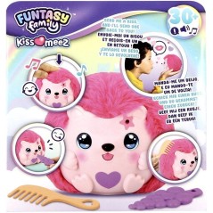Funtasy Family - Peluche intéractive - JUMBO - Kiss Meez Hérisson -