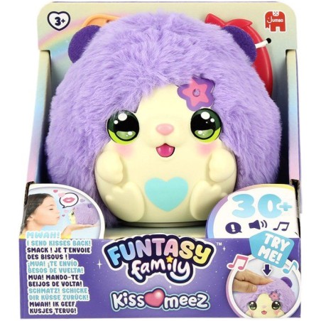 Funtasy Family - Peluche intéractive - JUMBO - Kiss Meez Hamster - De