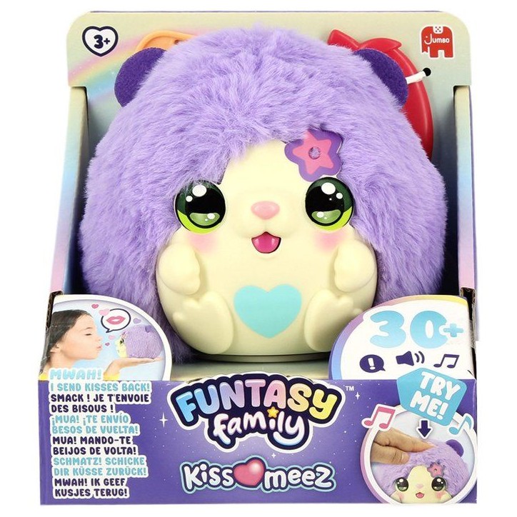 Funtasy Family - Peluche intéractive - JUMBO - Kiss Meez Hamster - Des 3 ans Funtasy Family - Peluche intéractive - JUMBO - Kiss Meez Hamster - Des 3 ans