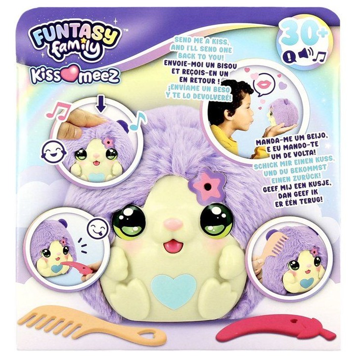 Funtasy Family - Peluche intéractive - JUMBO - Kiss Meez Hamster - Des 3 ans Funtasy Family - Peluche intéractive - JUMBO - Kiss Meez Hamster - Des 3 ans