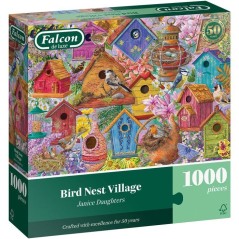 Puzzle - JUMBO - FALCON - Bird Nest Village - 1000 pieces - Des 12 ans