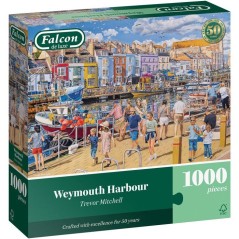 Puzzle - JUMBO - FALCON - Weymouth Harbour - 1000 pieces - Des 12 ans