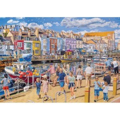 Puzzle - JUMBO - FALCON - Weymouth Harbour - 1000 pieces - Des 12 ans
