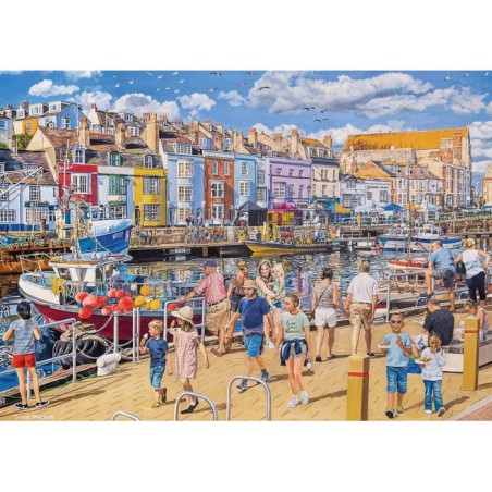 Puzzle - JUMBO - FALCON - Weymouth Harbour - 1000 pieces - Des 12 ans