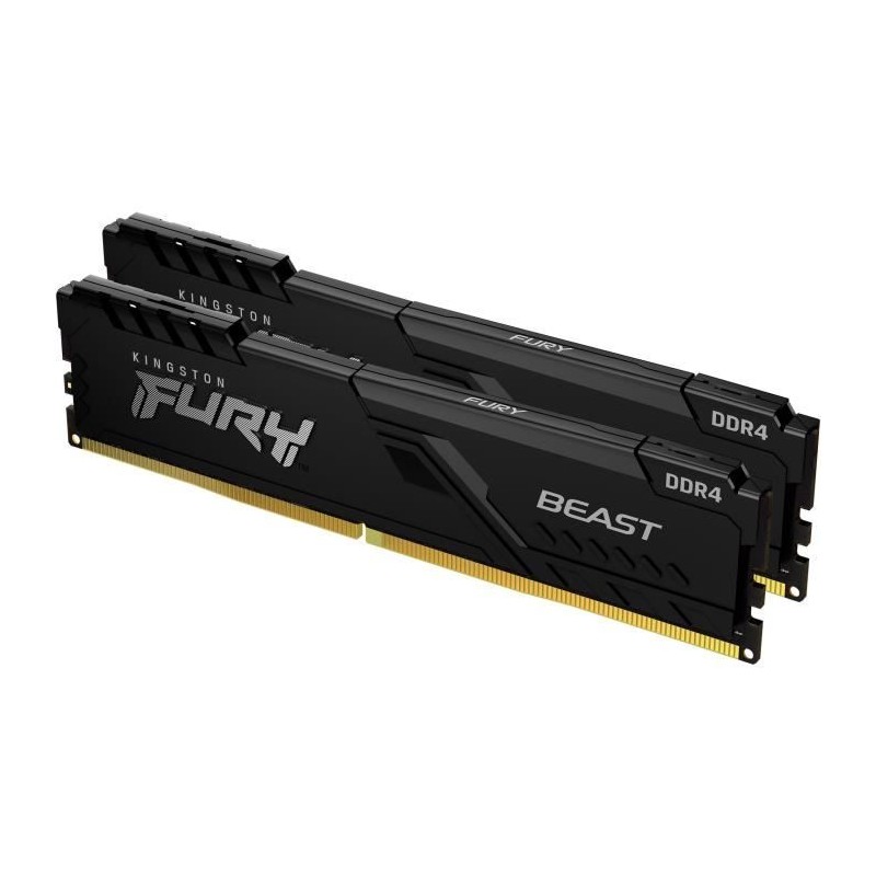 Mémoire Kingston FURY Beast 32 Go (2 x 16 Go) DDR4 3200 MHz CL16