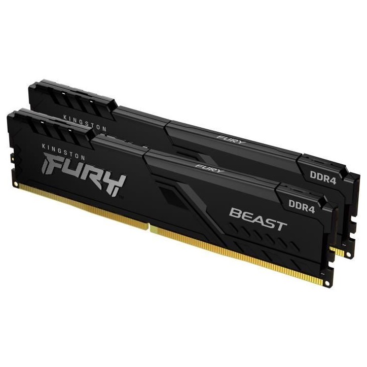 Mémoire Kingston FURY Beast 32 Go (2 x 16 Go) DDR4 3200 MHz CL16
