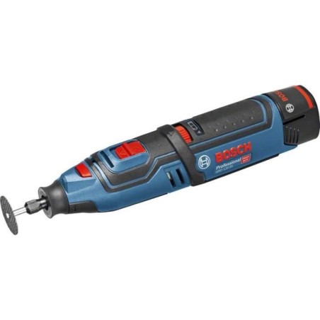 Outil rotatif Bosch Professional GRO 12V-35 + 2 batteries 2,0Ah + L-Bo
