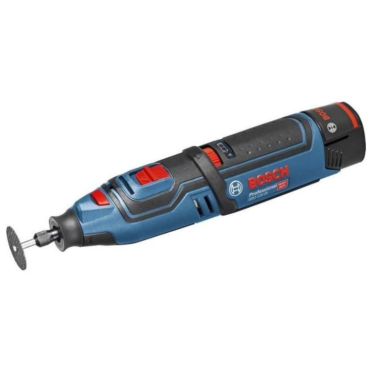 Outil rotatif Bosch Professional GRO 12V-35 + 2 batteries 2,0Ah + L-Boxx - 06019C5001