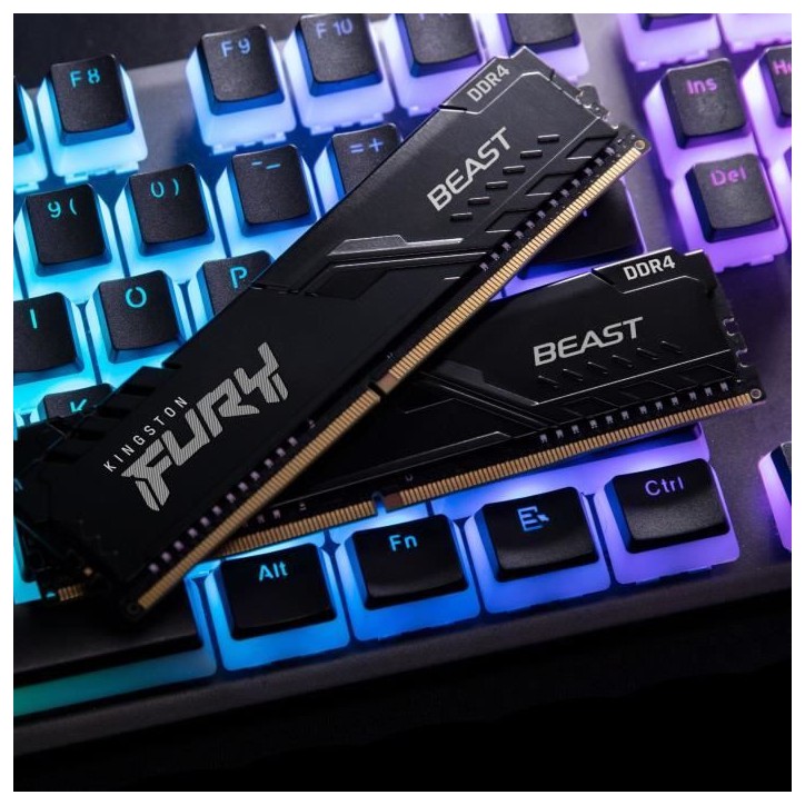 Mémoire Kingston FURY Beast 32 Go (2 x 16 Go) DDR4 3200 MHz CL16