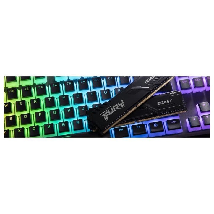 Mémoire Kingston FURY Beast 32 Go (2 x 16 Go) DDR4 3200 MHz CL16