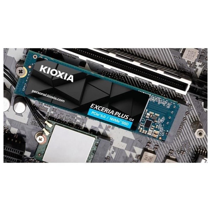 KIOXIA - EXCERIA PLUS G4 - Disque dur interne - 1 To - SSD NVMe 2.0c KIOXIA - EXCERIA PLUS G4 - Disque dur interne - 1 To - SSD NVMe 2.0c