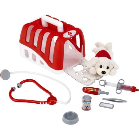KLEIN - Mallette vétérinaire avec chien en peluche et accessoires