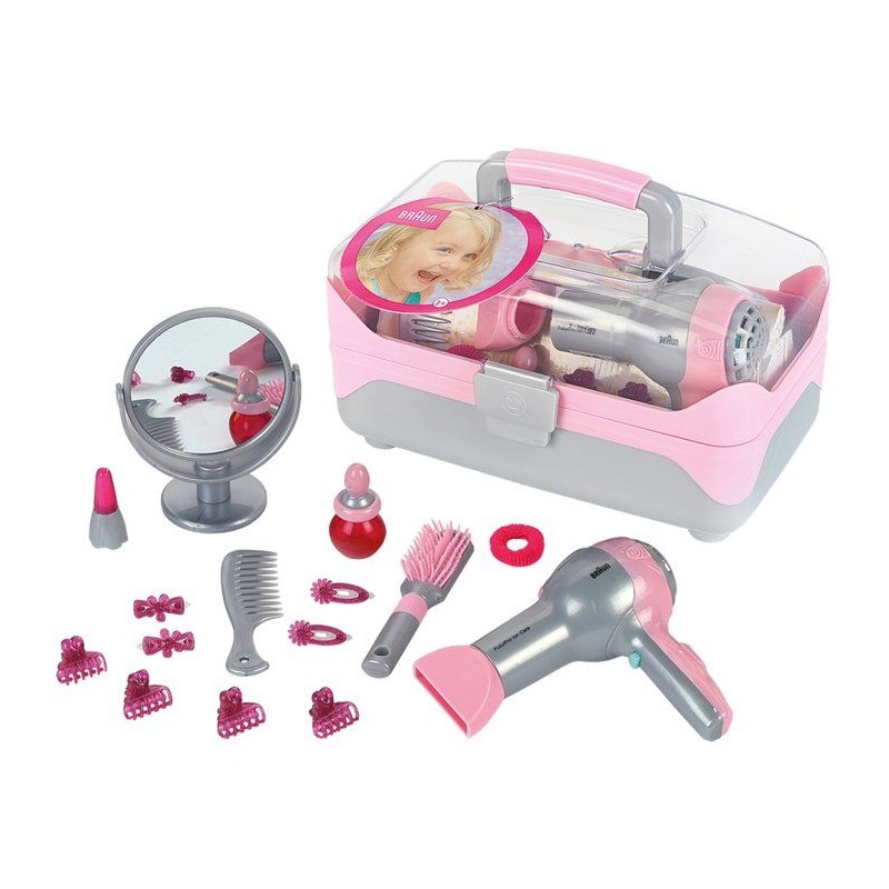 KLEIN - Vanity de coiffure Braun avec seche-cheveux électronique