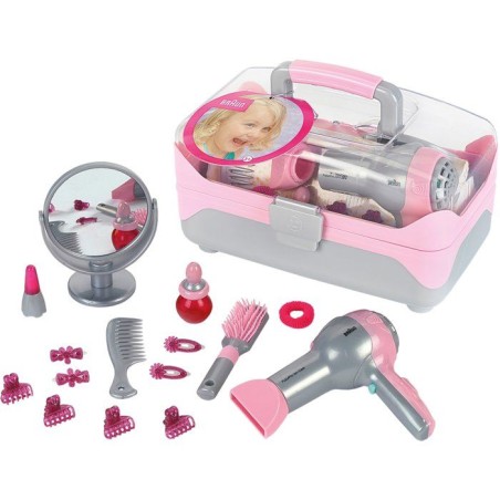 KLEIN - Vanity de coiffure Braun avec seche-cheveux électronique