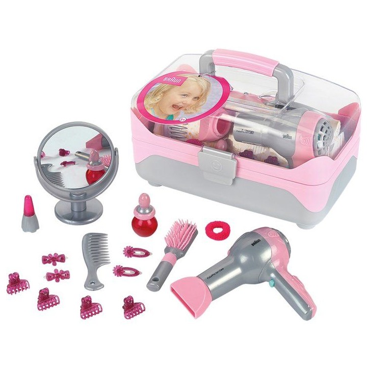 KLEIN - Vanity de coiffure Braun avec seche-cheveux électronique KLEIN - Vanity de coiffure Braun avec seche-cheveux électronique