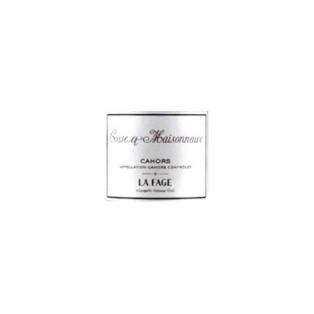 Domaine Cosse et Maisonneuve Cuvée 100% Cot La Fage 2020 Cahors - Vin rouge du Sud-Ouest