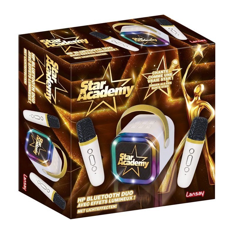 Jeu musical - LANSAY - STAR ACADEMY - HP BLUETOOTH DUO - ENCEINTE ET 2