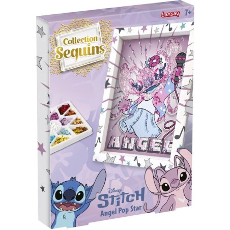 Jeu créatif - LANSAY - COLLECTION SEQUINS STITCH - ANGEL POP STAR - C