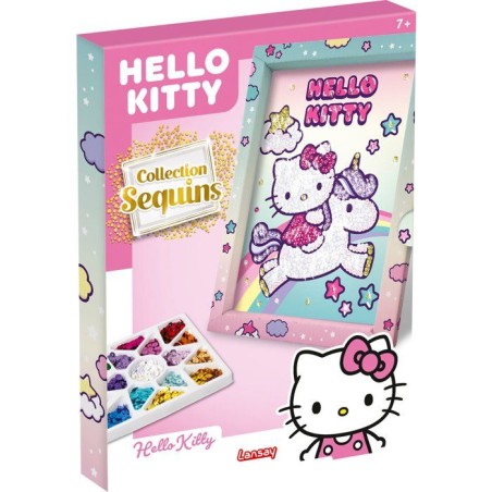 Jeu créatif - LANSAY - COLLECTION SEQUINS - HELLO KITTY & UNICORN - C