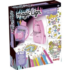 Loisir créatif - LANSAY - MAGIC LIGN - jeu de coloriage - PROJECTEUR