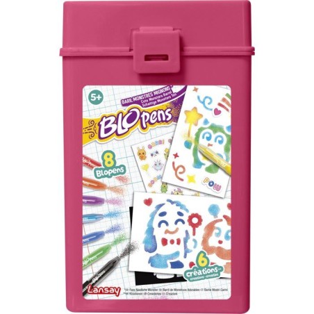 Loisir créatif - LANSAY - BLOPENS - jeu de coloriage - BARIL MONSTRES
