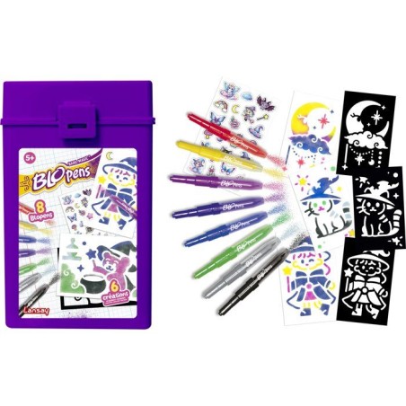 Loisir créatif - LANSAY - BLOPENS - jeu de coloriage - BARIL MAGIC - Des 5 ans