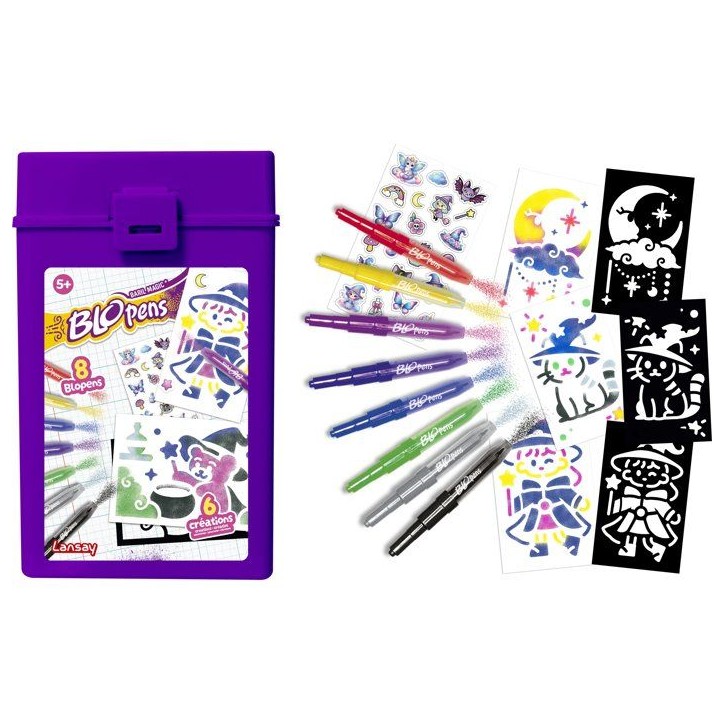 Loisir créatif - LANSAY - BLOPENS - jeu de coloriage - BARIL MAGIC - Des 5 ans