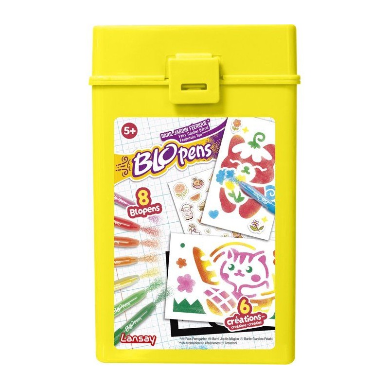 Loisir créatif - LANSAY - BLOPENS - jeu de coloriage - BARIL JARDIN F