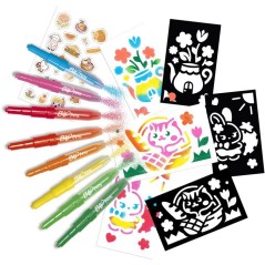 Loisir créatif - LANSAY - BLOPENS - jeu de coloriage - BARIL JARDIN F