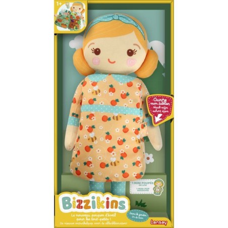 Jeu d'éveil - LANSAY - BIZZIKINS - DANS LE JARDIN - Poupée éducativ