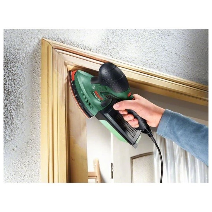 Ponceuse Multi Bosch - PSM 200 AES (Livrée avec 2 feuilles abrasives, Plateau de Ponçage et Coffret) Ponceuse Multi Bosch - PSM 200 AES (Livrée avec 2 feuilles abrasives, Plateau de Ponçage et Coffret)